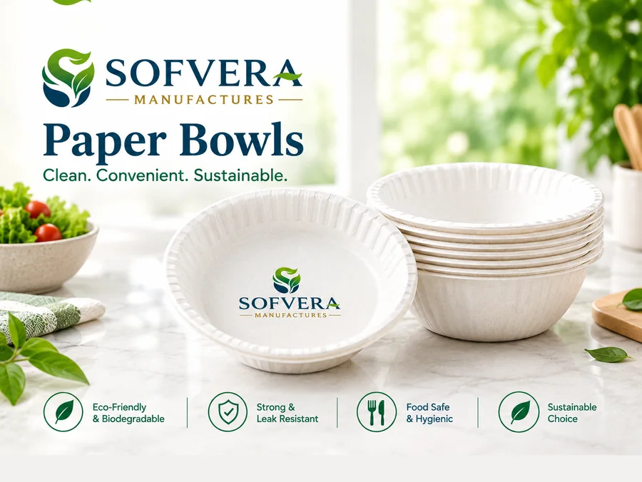 Moulded paper bowls